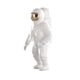 thumbnail image 3 of Estatuilla De Hombre Espacial De Cerámica Escultura Astronauta Cosmonauta Estatua Arte Blanco, 3 of 5