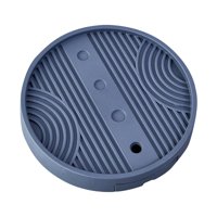 Ioensy - Macetero Moderno Con Ruedas Invisibles, Ideal Para El Hogar, El Balcón Y La Tienda, Color Gris.