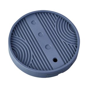 Ioensy - Macetero Moderno Con Ruedas Invisibles, Ideal Para El Hogar, El Balcón Y La Tienda, Color Gris.