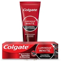 Pasta Dental Luminous White Carbón Activado 125 Ml 1 Un Colgate