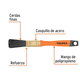 thumbnail image 3 of Brocha Profesional Uso General Truper 1 25.4mm, 3 of 3
