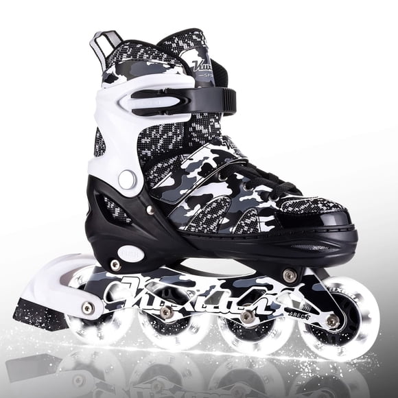 Patines En Línea Kuxuan Para Niños Ajustables Con Ruedas Iluminadas