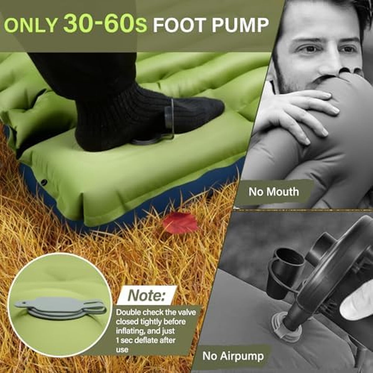 Fun Pack Foods - Colchoneta Camping Fun Pac Ultraliviana 75x25cm Almohada