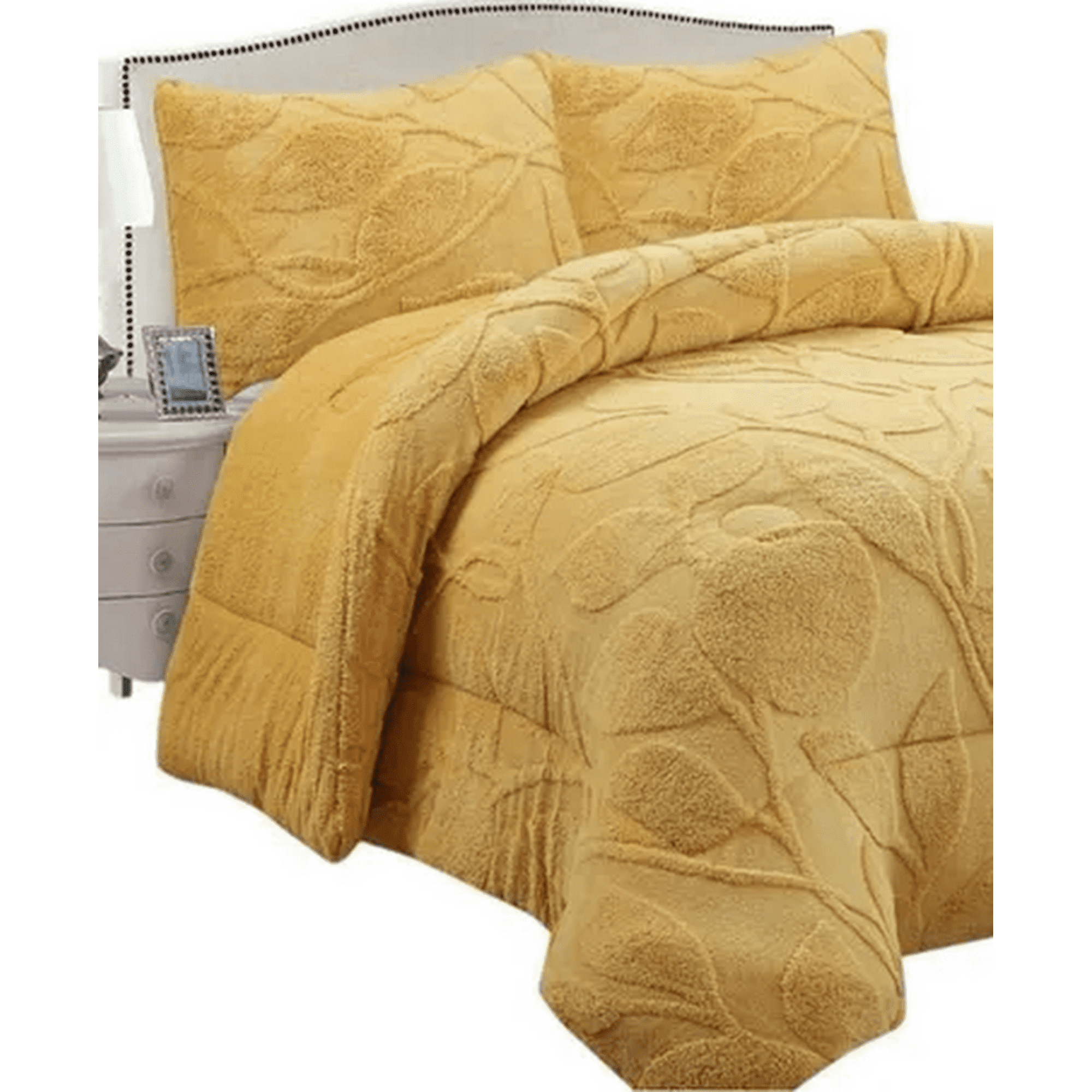 Genérico - Cobertor Invierno Plush Chiporro 2 Plazas Color Amarillo