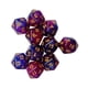 thumbnail image 5 of Dados Poliédricos D20 Para Juegos De Rol KTV, Juego De Mesa, Azul Y Morado, 10 Uds., 5 of 5