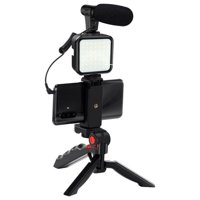 Puntostore - Trípode Celular Con Iluminación Y Micrófono - Ps