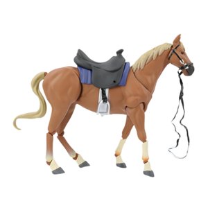 Magideal - Decoración De Escena De Caballo, Estatuilla De Caballo Realista, Modelo De Caballo Coleccionable, Juguete, Diseño De Mesa De Arena, Decoración , Marrón