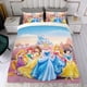 thumbnail image 4 of Princesa de Disney Conjunto de sábanas temático, trío de piezas, cómodo y amigable con la piel, diseño único, regalo de decoración para el hogar para familiares, amigos y fans,135cm *200cm, 4 of 6