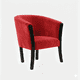 thumbnail image 1 of Sitial Americano Rojo Felpa, 1 of 2