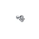 thumbnail image 1 of Piercing Push Pin Tragus Conch Labret Modelo Huella Helix, 1 of 3