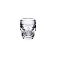 Genérico - Vaso Shot Tequilero Calavera Vidrio 6 Pcs 65Ml