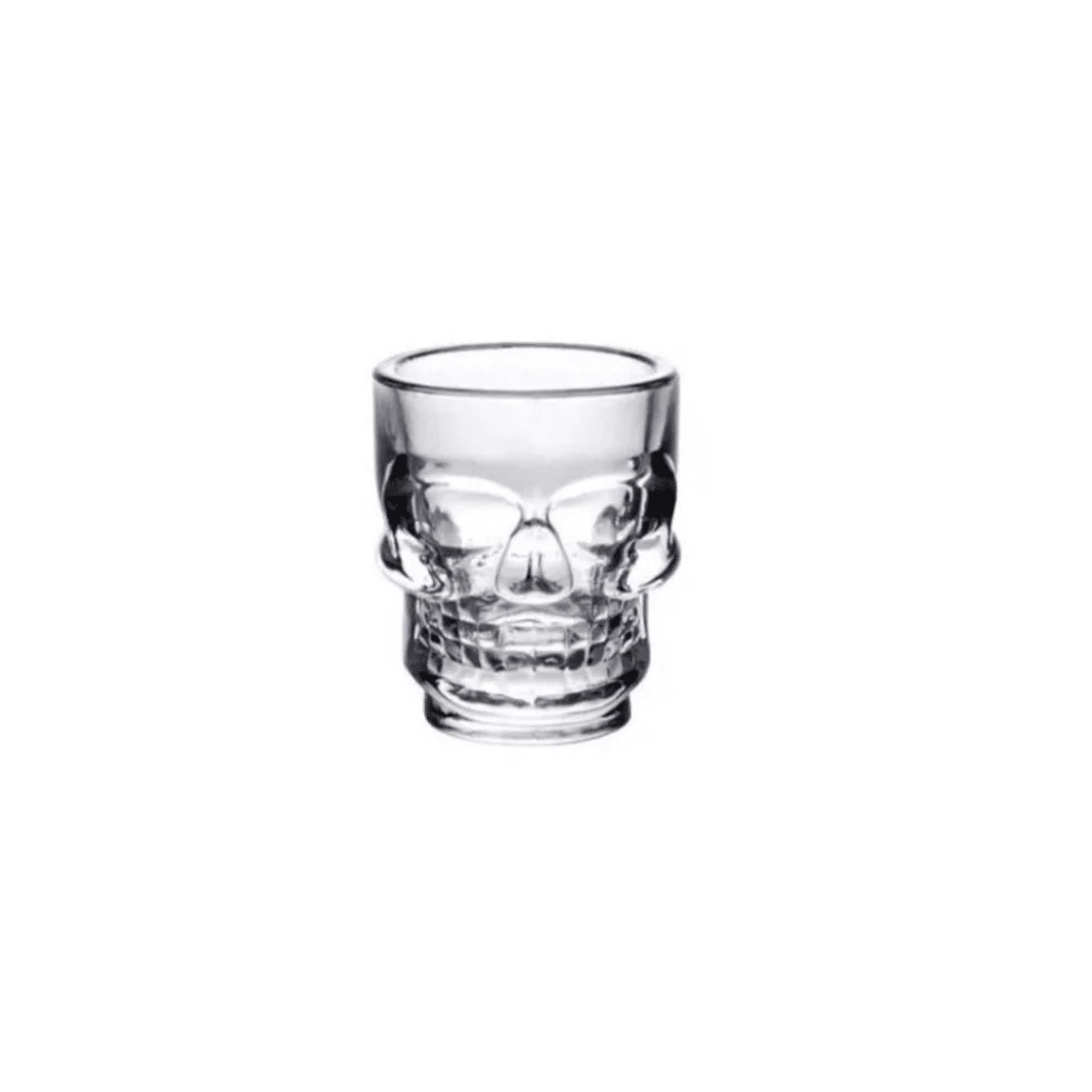 Genérico - Vaso Shot Tequilero Calavera Vidrio 6 Pcs 65ml