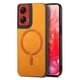 thumbnail image 1 of Magnetic Slim Case for Motorola Moto G Stylus 5G 2024 with Camera Guard & Anti-Scratch Back Yellow, 1 of 6