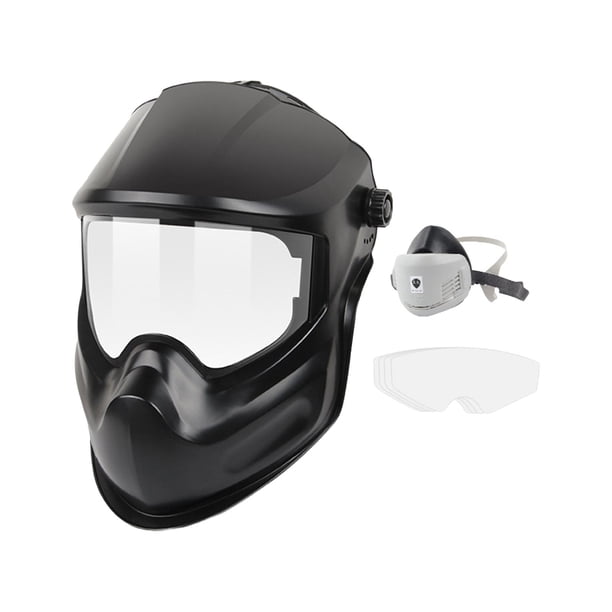 Casco De Soldadura, Cubierta Protectora Para La Cabeza, Gorro Para El Hogar Para Mujeres Y Hombres, Capucha Con Máscara De Soldador Con 5 Lentes Y 1 Máscara