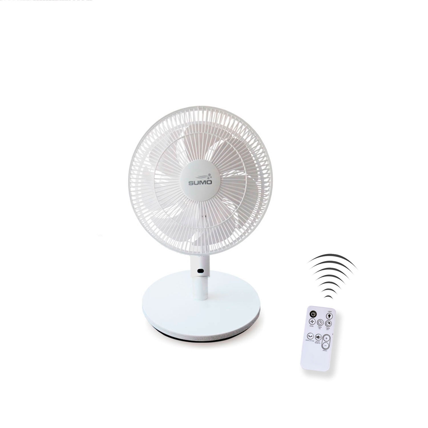 Sumo - Ventilador Ultra Silencioso Con Control Remoto De Mesa Vp-88