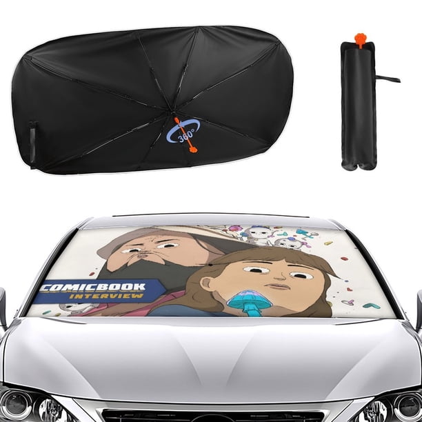 Efectos Secundarios Comunes Sombrilla Solar para Auto - Protector de Parabrisas Plegable | Cortina Solar Delantero | Bloqueo UV y Aislamiento de Calor 133x73cm