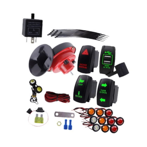 Ioensy - Kit De Señales De Giro Para Vehículos Todo Terreno Y Utv, Resistente Al Óxido, De Repuesto Para Carros De Golf Utv Atv
