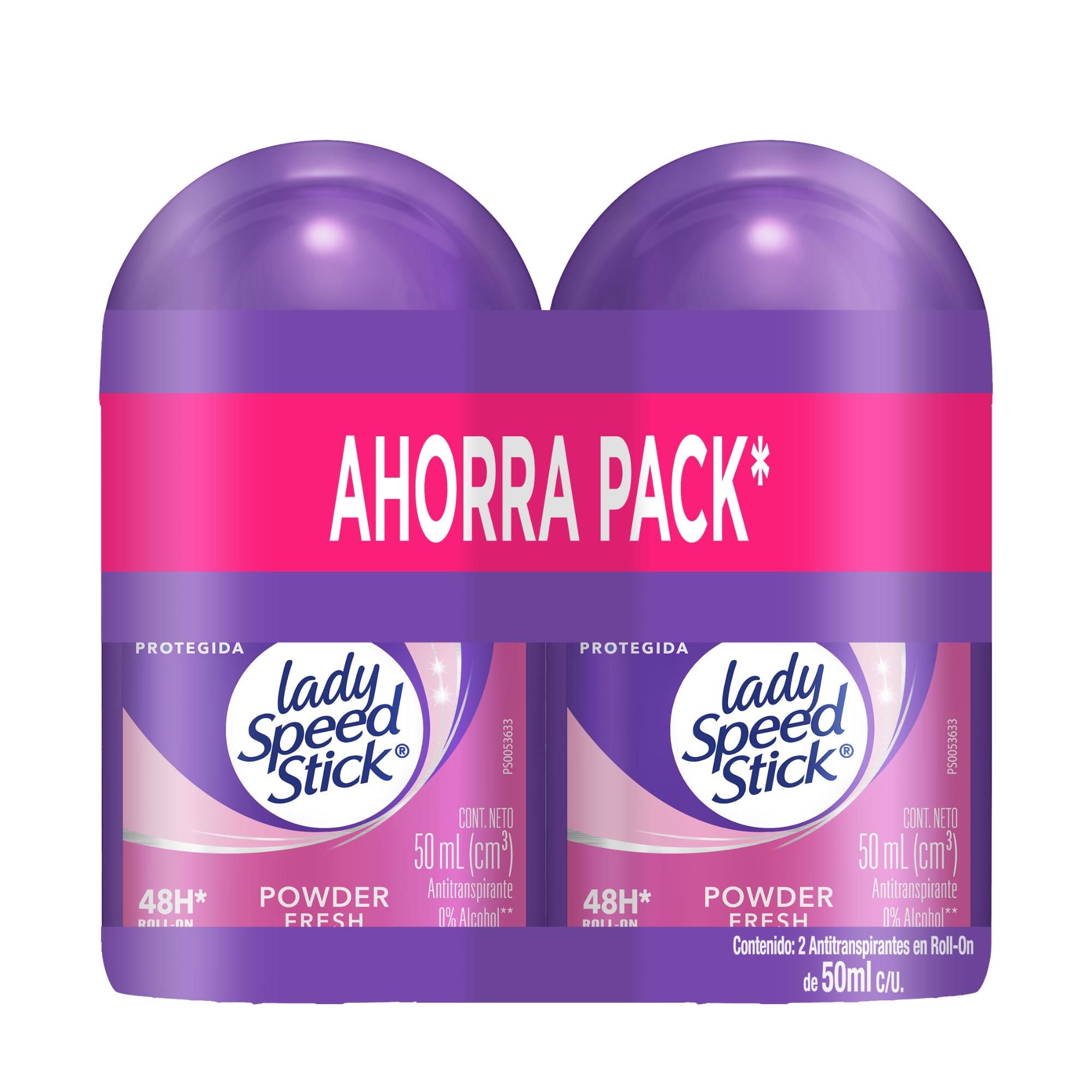 Desodorante Power Fresh Roll On 50ml 100 ml Lady Speed Stick