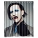 thumbnail image 1 of Cortina de ducha de Marilyn Manson, juego de cortina de baño con ganchos, tamaño 60 x 72 pulgadas, 1 of 3