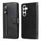 thumbnail image 4 of Funda tipo cartera para Samsung Galaxy S25 Plus con bolsillo con cremallera y ranuras para tarjetas – Función de soporte Negro, 4 of 6