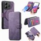 thumbnail image 3 of Funda Billetera Magnética para Xiaomi Redmi Note 14 4G Soporte Tarjetas Desmontable Morado, 3 of 6