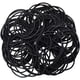thumbnail image 2 of 100 Piezas Elásticas Cacampanao Bobbles, 2mm Cacampanao Negro Cacampanao Bandas, Negro Delgadas Cacampanao Bandas Pequeñas Suave Cacampanao Lazos Ponytail Holders conout Metal para mujeres Niñas Niños, 2 of 6