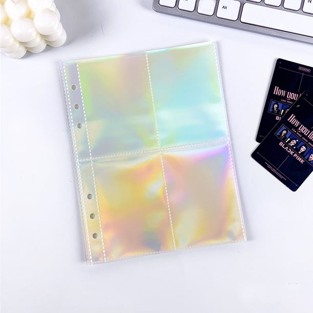 10Pcs A5 Waterproof Binder Pockets - Perfect for Home, School, and Office Document Filing!