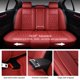 thumbnail image 4 of Fundas de Asiento TINRAIYANG Juego Completo Cuero Sintético Color Vino, 4 of 8