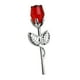 thumbnail image 5 of Rosa De Cristal, Regalo De Flores, Regalo De Boda, Navidad, Romántico, Para Mujer, Su Abuela, Plata, Rojo, 5 of 5