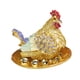thumbnail image 1 of Hen Echaring Huevos Figurine Chick Supplies Escultura Para El Escritorio De La Habitación Casa Purple, 1 of 5