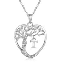 Collar Heshpaws 925 Sterling Silver Eternal Tree Of Life