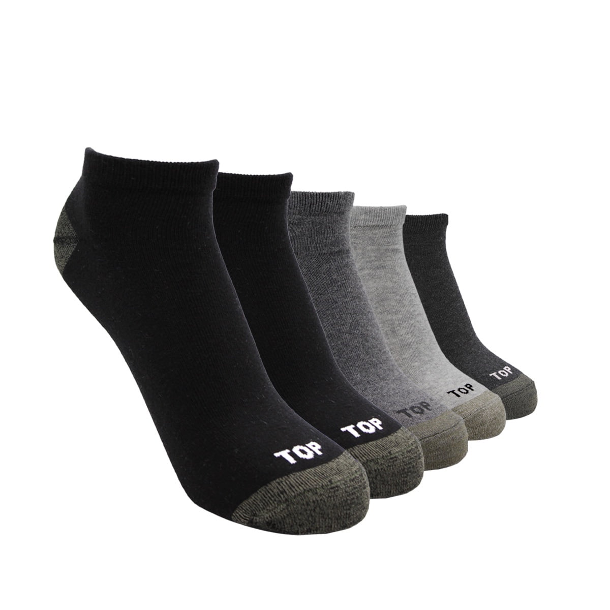 Top - Calcetines Deportivos Tobilleros Cobre Pack 5 C1