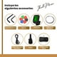 thumbnail image 3 of Bajo Eléctrico Ibrah 4 Cuerdas + Amplificador 20W + Acces, 3 of 10