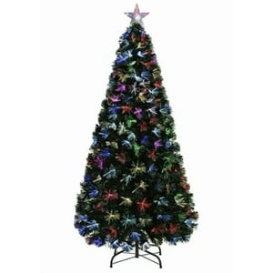 Artihogar - Arbol De Navidad 180 Cm Con Luces Led Colores Canadá Verde