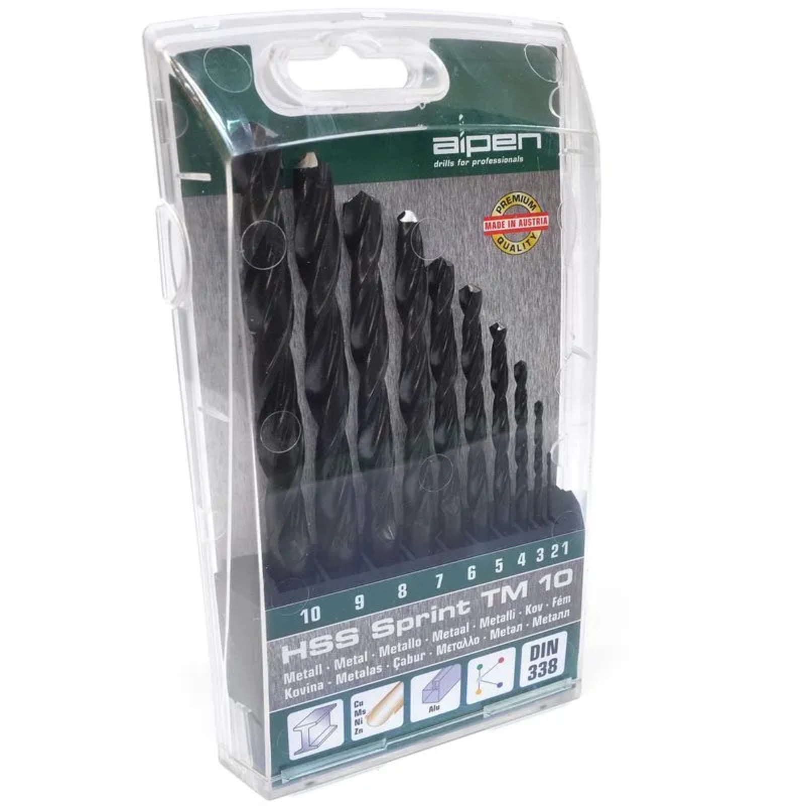 Alpen - Set Brocas (10) Metal Hss Sprint Tm10