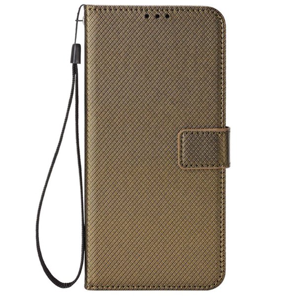 Funda Billetera para Motorola Moto X70 Air Pro con Ranuras y Soporte Marrón