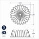 thumbnail image 3 of Bundt Pan Brilliance 5 Tazas Aluminio Fundido Dorado, 3 of 7