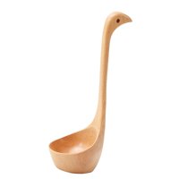 Bothyi - Cuchara De Sopa De Madera Con Mango Largo, Cucharón De Madera Para Restaurante, Hogar, Catering, Cenas