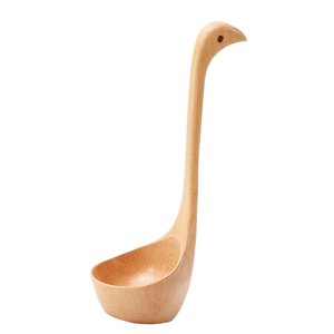 Bothyi - Cuchara De Sopa De Madera Con Mango Largo, Cucharón De Madera Para Restaurante, Hogar, Catering, Cenas