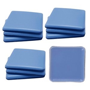 Bothyi - 10 Almohadillas Deslizantes Para Muebles, Alfombrillas Para Suelo, Almohadillas Autoadhesivas Para Patas De Sillas, Azul, 40X40Mm