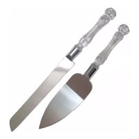 Genérico - Set Cuchillo Y Servidor Torta Matrimonio Boda Repostería