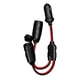 thumbnail image 1 of Divisor de Enchufe NOCO GC020 de 12 Voltios y 2 Vías, Rojo y Negro, 1 of 7
