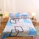 thumbnail image 5 of Juego de edredón tamaño queen, juegos de cama, juegos de edredones con sábanas para todas las estaciones con 2 fundas de almohada, juego de cama de 3 piezas, juego de sábanas de plumas, encogimiento y, 5 of 5