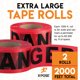 thumbnail image 4 of Cinta adhesiva Barricade Xpose Safety Red Danger de 3 cm x 305 m (2 rollos), 4 of 6