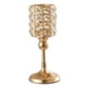 thumbnail image 5 of Candelabro Dorado De Boda De Hierro De Cristal, Candelabro De Decoración Para Oficinas De Iglesia, Altura 26cm, 5 of 5