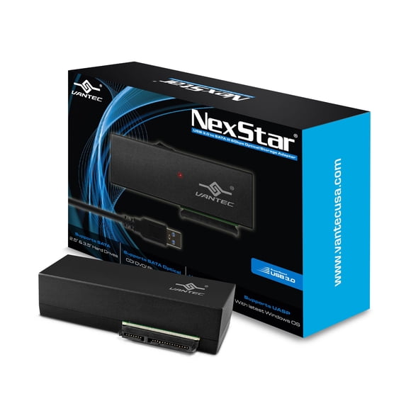 Adaptador Vantec CB-ST00U3 NexStar USB 3.0 a SATA 6Gbps negro