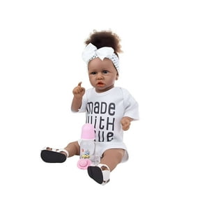 Ali Chile - Muñeca Infantil Bebé Realista Silicona Morena