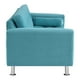 thumbnail image 5 of Sofa Retro 3c Felpa 12 Turquesa, 5 of 6