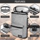 thumbnail image 4 of Bolsa de vino OPUX con aislamiento para 2 botellas, color gris jaspeado, 4 of 8