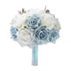 thumbnail image 4 of Ramo De Boda Decorativo Con Flores Artificiales De Seda Para Aniversario, Hogar, Compromiso, 22 Cm De Ancho, 4 of 5